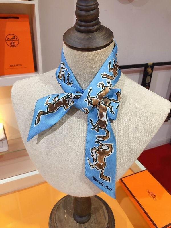 Hermes silk ribbon 5X86cm E052501